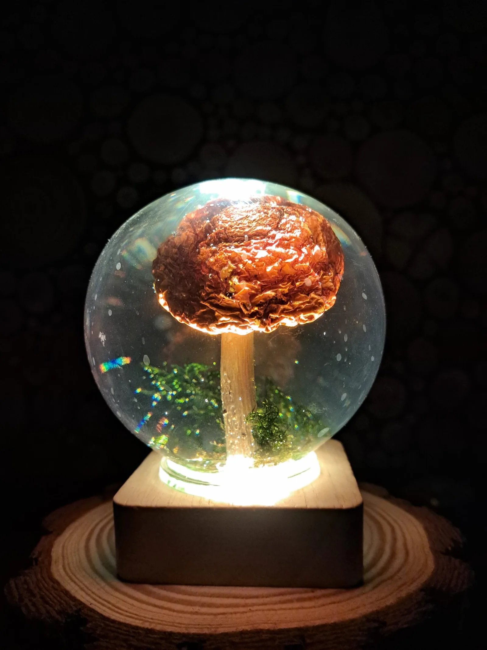 Amanita Muscaria Lamp 80mm